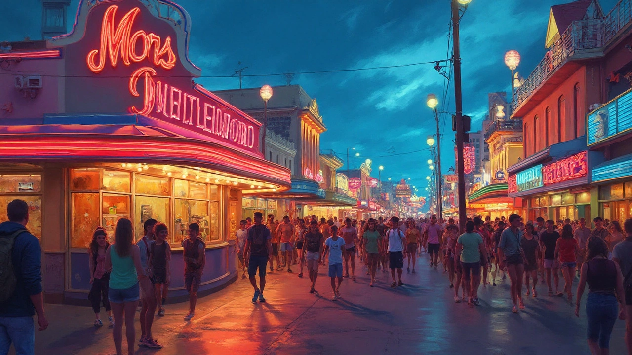 Crowds, Chaos, and the Tourist Effect