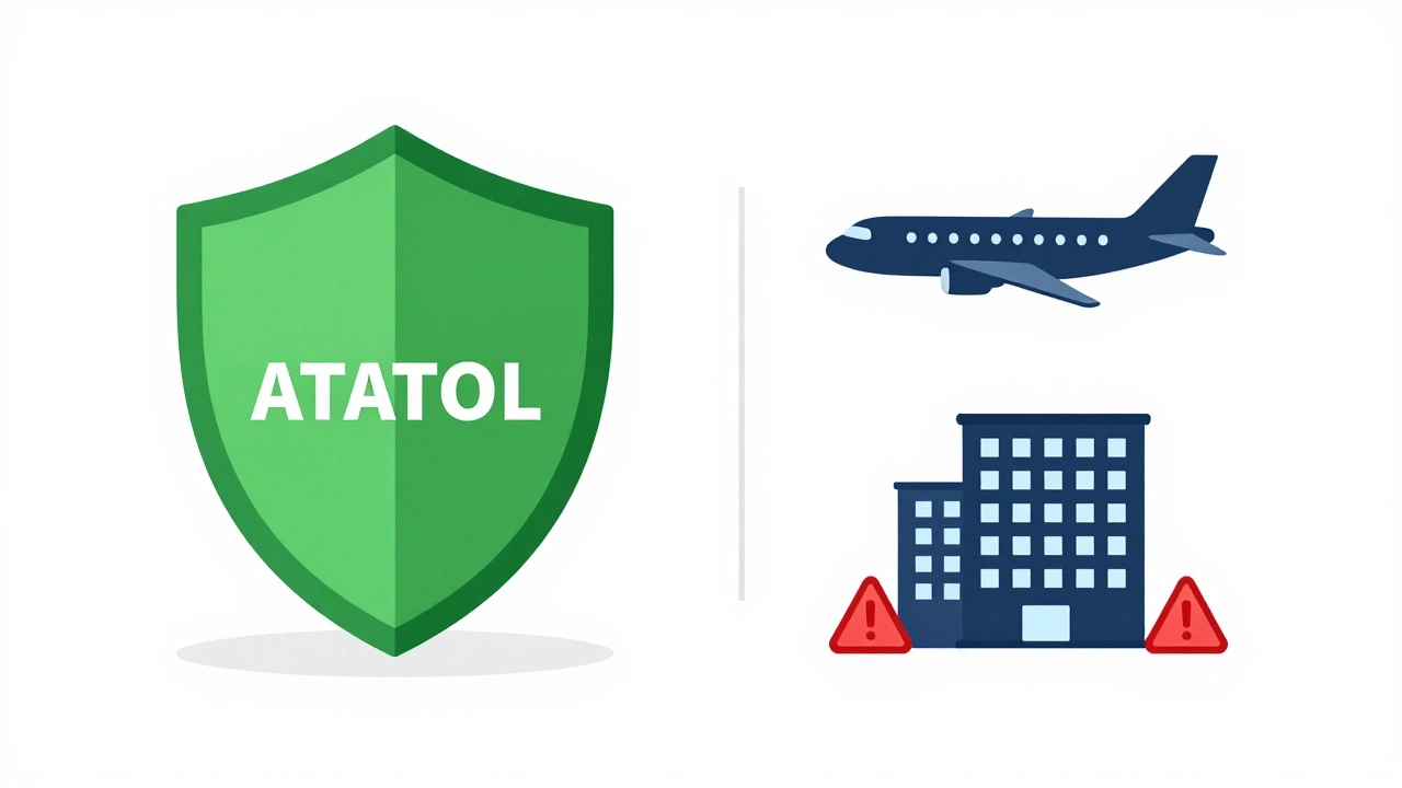 Illustration comparing protected package deals vs risky separate bookings