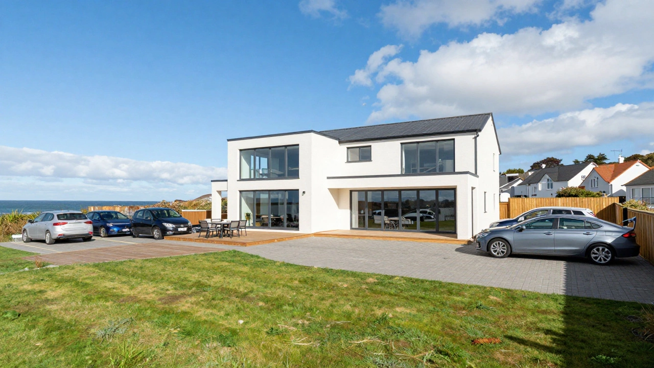 Spacious modern holiday house with garden and parking